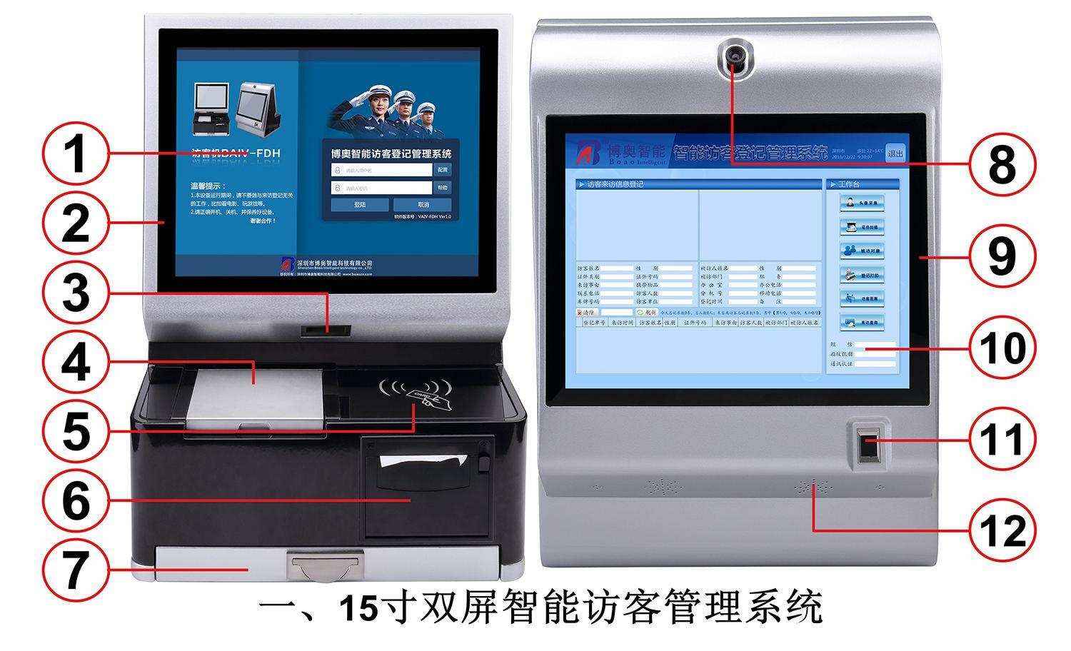 博奧智能訪客與市場訪客機對比