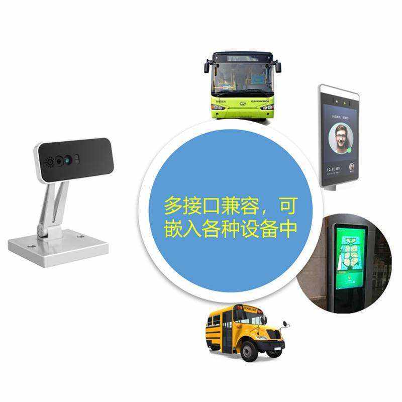 英文版桌面壁掛非接觸WIFI4G語音播報高溫警告通道紅外自動測溫儀 - 產(chǎn)品展示