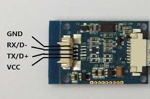 BA-ZW0C指紋識(shí)別模塊TTL/USB引腳定義圖